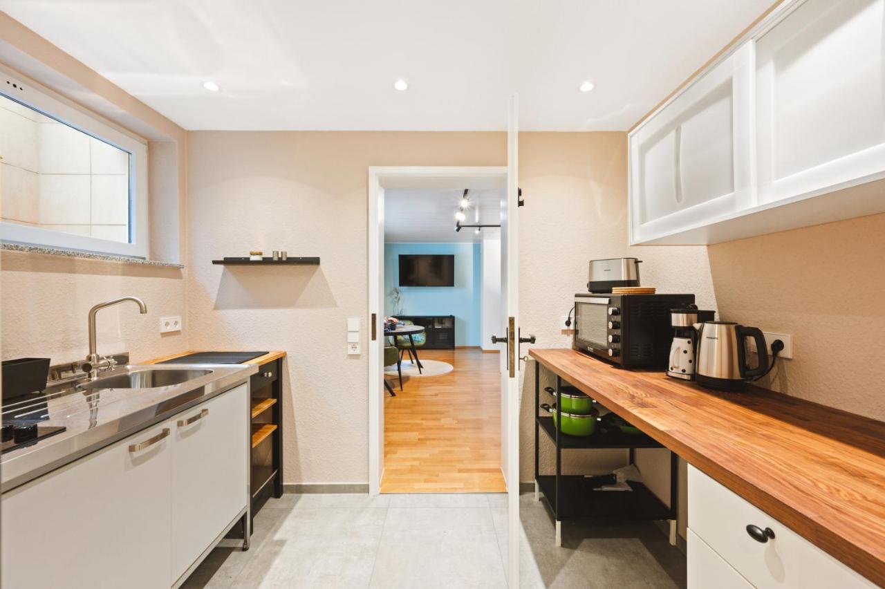 1Br 2Beds - Kleiner Privater Innenhof- Barrierefrei! -Frisch Saniert - Mozart Eins Bietigheim-Bissingen Dış mekan fotoğraf