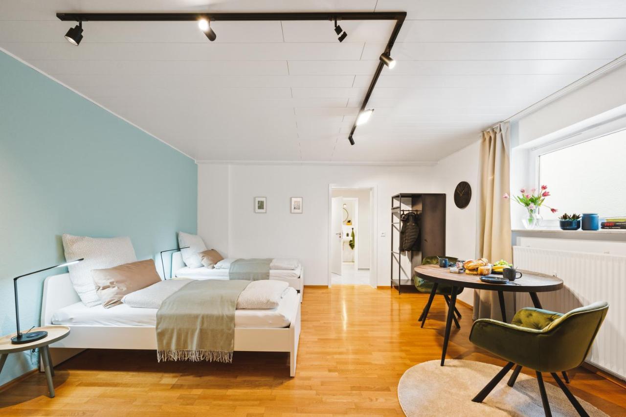 1Br 2Beds - Kleiner Privater Innenhof- Barrierefrei! -Frisch Saniert - Mozart Eins Bietigheim-Bissingen Dış mekan fotoğraf