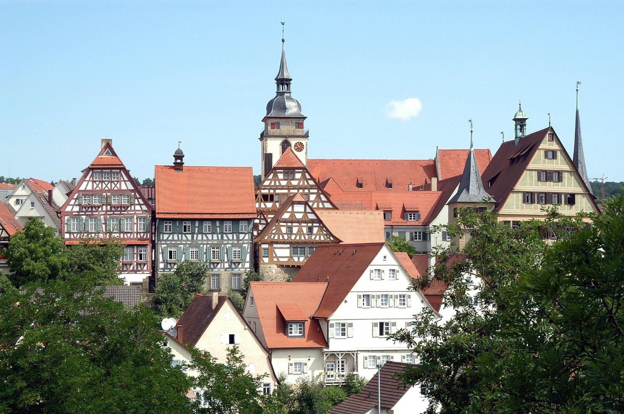 1Br 2Beds - Kleiner Privater Innenhof- Barrierefrei! -Frisch Saniert - Mozart Eins Bietigheim-Bissingen Dış mekan fotoğraf